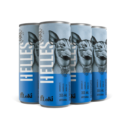 4 Pack Floki Helles 355 ml