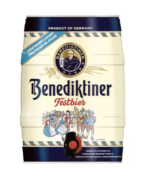 BARRIL  BENEDIKTINER FESTBIER 5 L