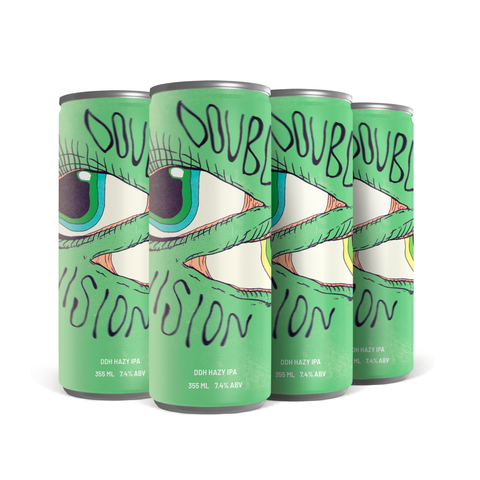 4 Pack Double Vision TDH Hazy IPA 355 ml