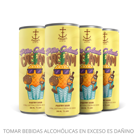 4 Pack Piña Colada Pastry Sour 355 ml